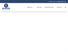 Tablet Screenshot of manutecv.com